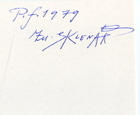 Signatura 1 Zdeněk Sklenář