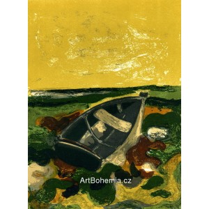 La barquen échouée (Prints from the Mourlot Press)