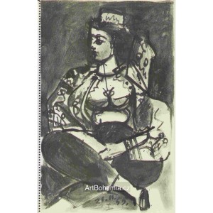 Jacqueline au costume turc (Goya) I (Carnet de la Californie)