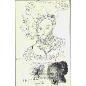 Duchesse Catherine (Cranach)   La jeune fille lisant une lettre (Vermeer)