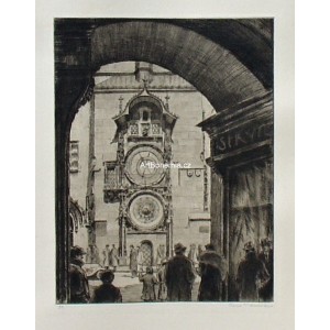 Před orlojem (Staroměstské náměstí)