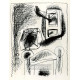 Le Hibou au crayon (Owl in crayon) (21.1.1947)