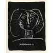 Tête de femme, fond noir (Woman´s head on black background) (2.11.1946)