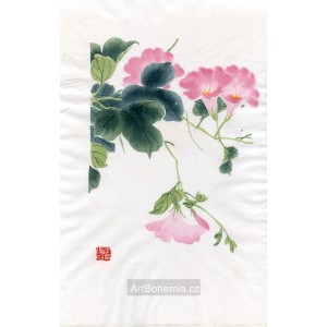 Čínská petúnie - Dřevořez CCXVII