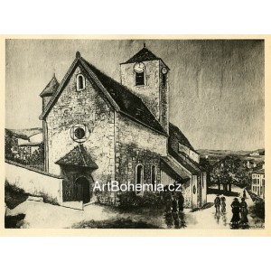 Église de Leynes, Cotes-d´Or (1915)