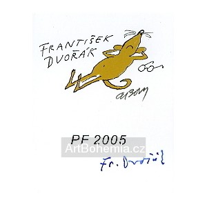 Odpočívající myška - PF 2005 František Dvořák