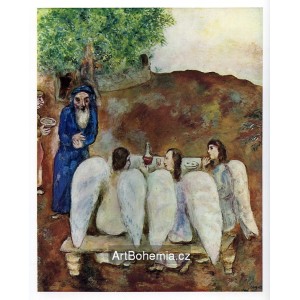 Les trois Anges recus par Abraham - Abraham empfängt die drei Engel (Le Message)