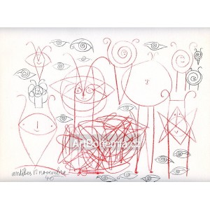 Mythological drawing XIII (1.11.1946)