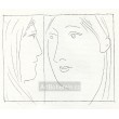 Deux t&ecirc;tes de femmes (Les Métamorphoses d´Ovide)