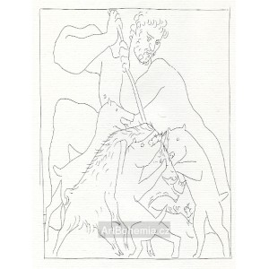 Méléagre tue le sanglier de Calydon (Les Métamorphoses d´Ovide)