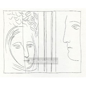 Profil et tête de femme (Les Métamorphoses d´Ovide)