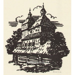 Kostelní věže (práce žáků Adolfa Zahela)