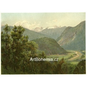 Pohled na Dachstein (Obrazy z Alp)