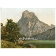 Traustein - pohled od Traunkirchen (Obrazy z Alp)
