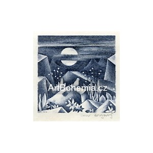 Krajina se slavíkem a měsícem (1921)