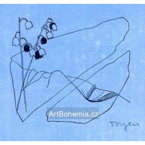 Dívka s konvalinkami