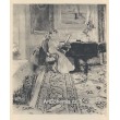 Mme Fontaine au piano et sa fille