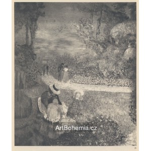 Dans un Jardin en Normandie (1898)