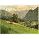 Schafberg - pohled od Steinbachu za jitra (Obrazy z Alp)