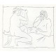Femme assise et cheval (Les Métamorphoses d´Ovide)