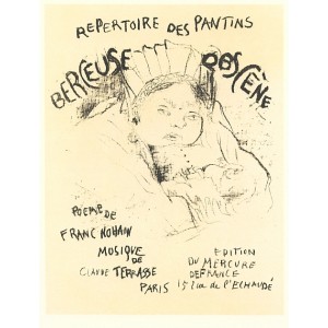 La Berceuse obscene (Répertoire du Théatre des Pantins) (1898), opus 50