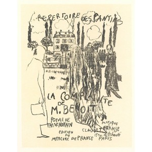 Complainte de M.Benoit (Répertoire du Théatre des Pantins) (1898), opus 49