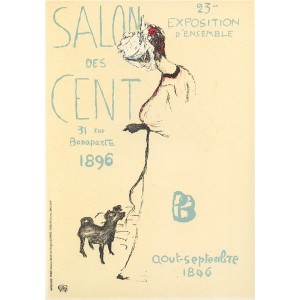 Affiche pour le Salon des Cent (1896), opus 45