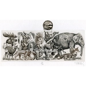 EDITIO 13 - EXL PF ETC (bibliofilie s 13 orig.grafikami)