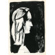 Profil au fond noir (Profile on black background) (29.3.1947)