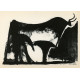 Tête de femme, fond noir (Woman´s head on black background) (2.11.1946)