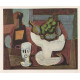 Kubistické zátiší s ovocem a sklenicí (1930)