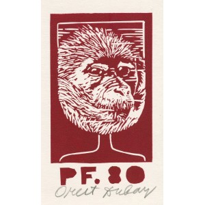 Novoroční opička - PF 1980 Orest Dubay