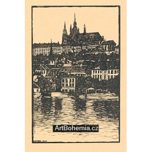 Praha - komplet 8 grafik