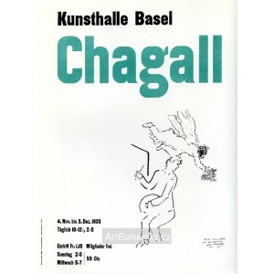 Chagall - Kunsthalle Basel, 1933 (Les Affiches originales)