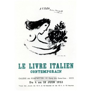 Le livre Italien - Galerie des Ponchettes, 1953 (Les Affiches originales)