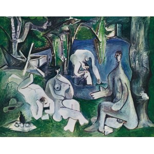 Le Déjeuner sur l´herbe (d´après Manet) (10.7.1961)