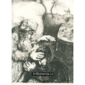 The blind Isaac blesses Jacob (13)