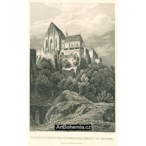 St. Nicolauskirche u. Wenzelskapelle in Znaym (Obrazy z naší domoviny)