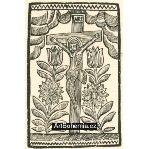 Kdo kříž (dřevoryt štípský 1800)