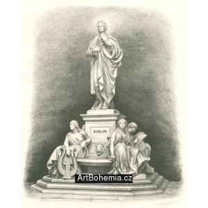 Schiller - Das Berliner Schillerdenkmal von Reinhold Begas
