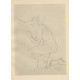 Studie aktu sedící ženy (1919)