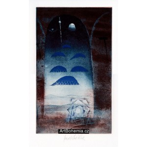 Půlnoc - Průhled s krystalem (K.H.Mácha: Máj)