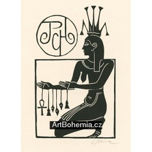 Božstvo Nilu přinášející oběti (Sfinga)