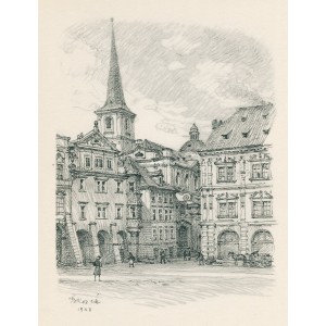 Severových - kout Malostranského náměstí (1943)