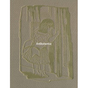 Holčička u klíčové dírky - hnědá varianta