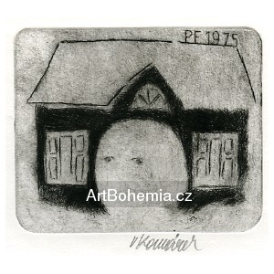 Postava před domem -  PF 1975 Vladimír Komárek
