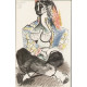 Jacqueline au costume turc (Goya) I (Carnet de la Californie)