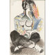 Jacqueline au costume turc (Goya) (Carnet de la Californie)