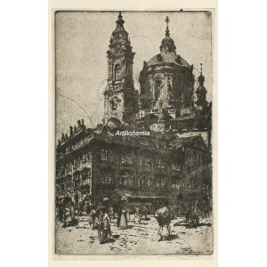 Radeckého náměstí - Chrám sv.Mikuláše (1913) (Krásná Praha II)