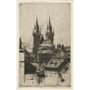 Týn od východu (1914) (Krásná Praha II)